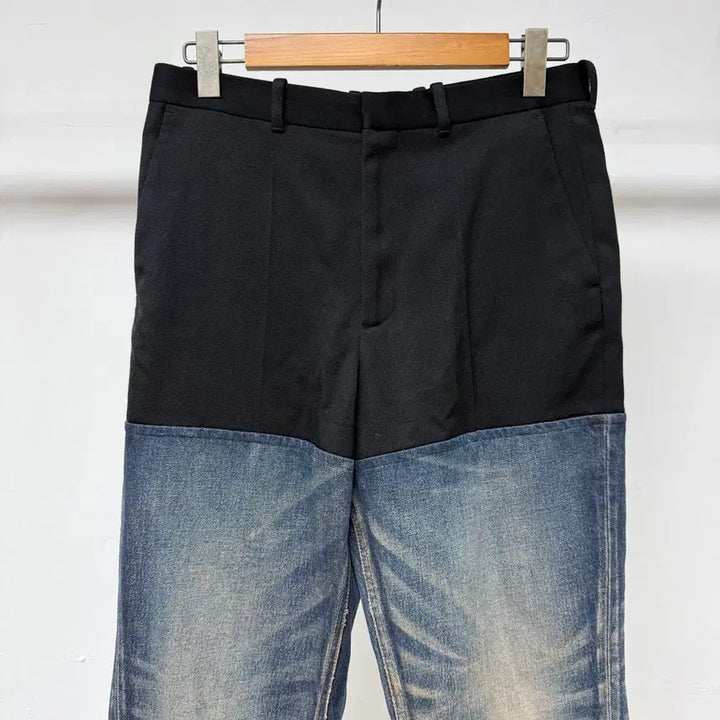 [BUNJANG] Balenciaga x 10 Corso Como Seoul Mixed Denim Pants Size 48 / 발렌시아가 10꼬르소꼬모 믹스 데님 팬츠 48  JS51