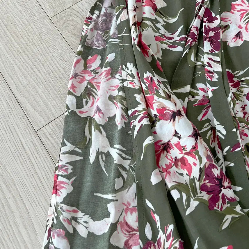 [BUNJANG] French Connection Floriana Drape Shirt Midi Dress / 프렌치 커넥션 셔츠 드레스