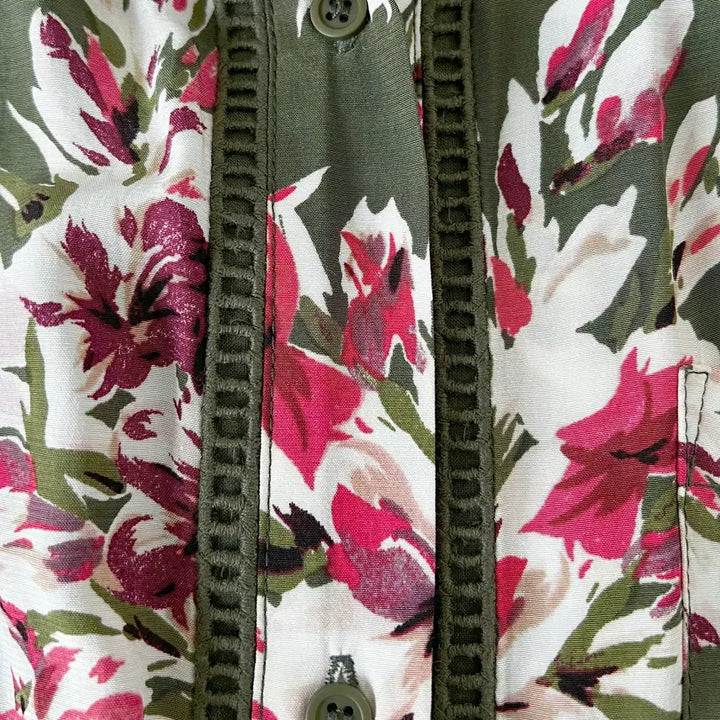 [BUNJANG] French Connection Floriana Drape Shirt Midi Dress / 프렌치 커넥션 셔츠 드레스