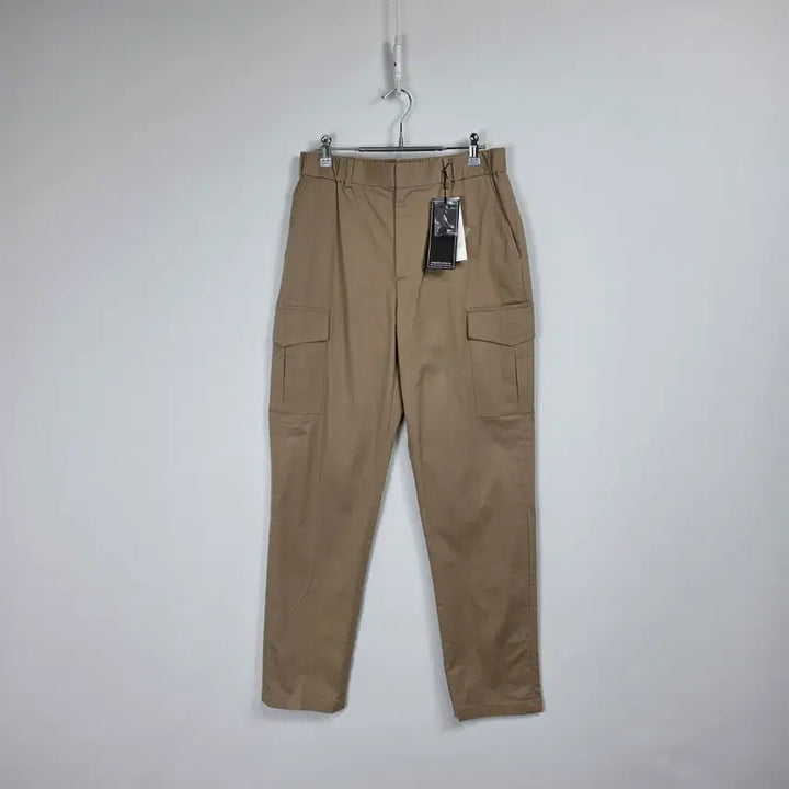 [BUNJANG] ENDU Baggy Fit Beige Cargo Banding Pants Men&