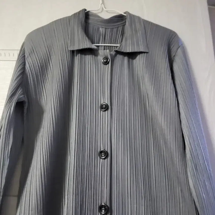 [BUNJANG] Pleated Long Jacket / 플리츠 롱자켓
