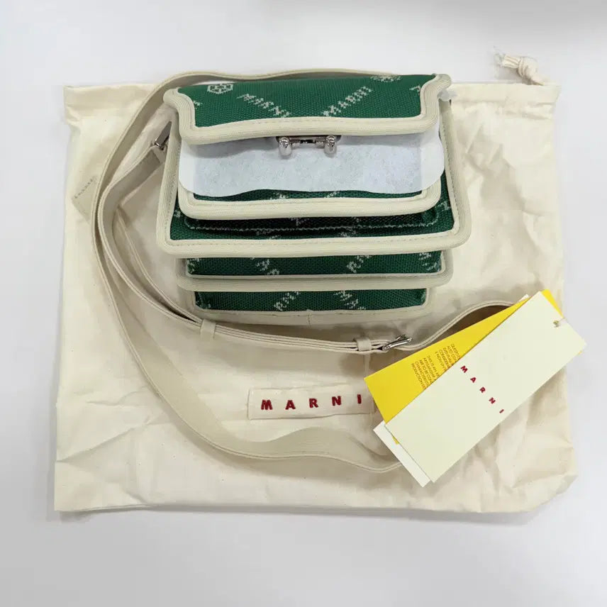 [BUNJANG] MARNI Knit Trunk Bag Mini Crossbody Bag / 새 상품 (미사용MARNI 마르니 니트 트렁크백  / 미니 크로스백