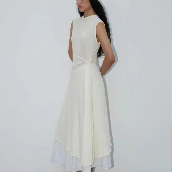 [BUNJANG] TEXTROOM Dress Ivory Long Dress New / 텍스트룸 드레스 원피스 새상품