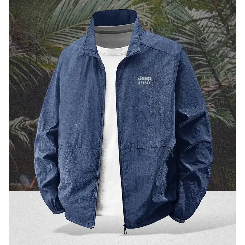 [BUNJANG] JEEP SPIRIT Lightweight Windbreaker Zip-Up Jacket / JEEP SPIRIT 남자 봄가을 경량 바람막이 집업