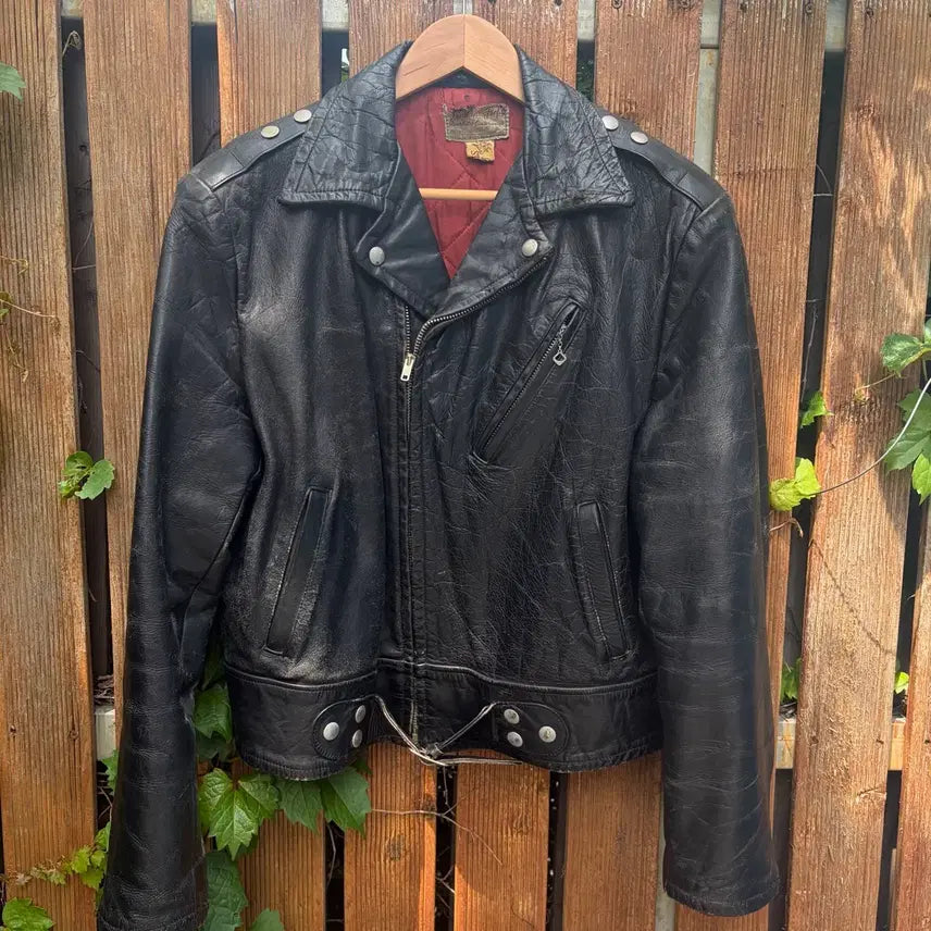[BUNJANG] Vintage 1960s Sears Steerhide Leather Rider Jacket / 빈티지 60s Sears 레더 라이더 자켓