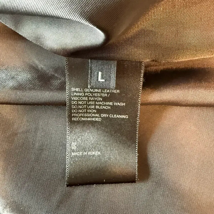 [BUNJANG] VIVASTUDIO Rider Leather Jacket L / 비바스튜디오 라이더 가죽자켓  L
