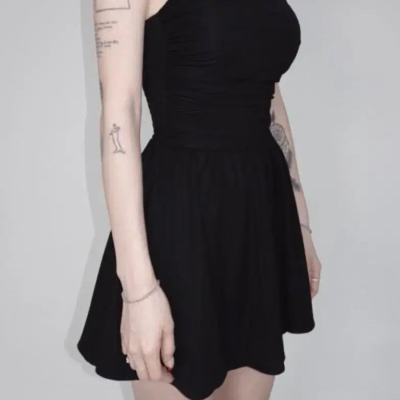 [BUNJANG] Fadedintoblack Tube Top Dress Black / 페일제이드 튜브탑 드레스 블랙