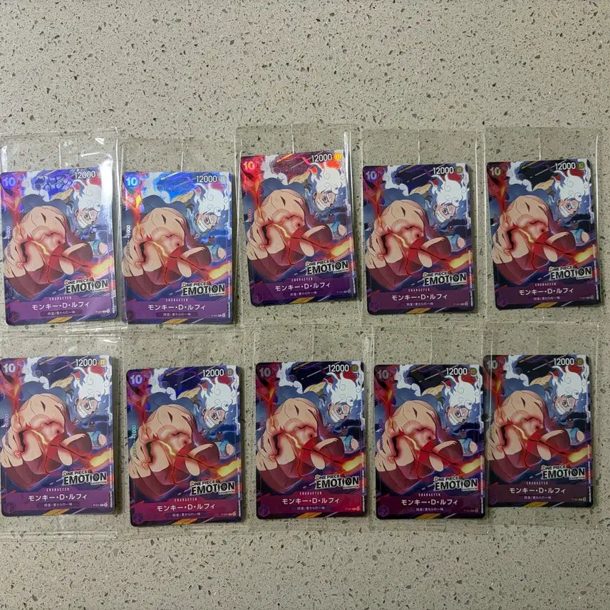 [BUNJANG] One Piece Emotion Card Bundle (10 Cards) / 원피스 이모션 10장