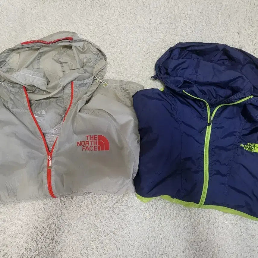 [BUNJANG] The North Face Lightweight Jacket &amp; Windbreaker Jacket Set (Size L) / 노스페이스경량자켓&amp;노스페이스바람막이자켓 2Set(모두드림)