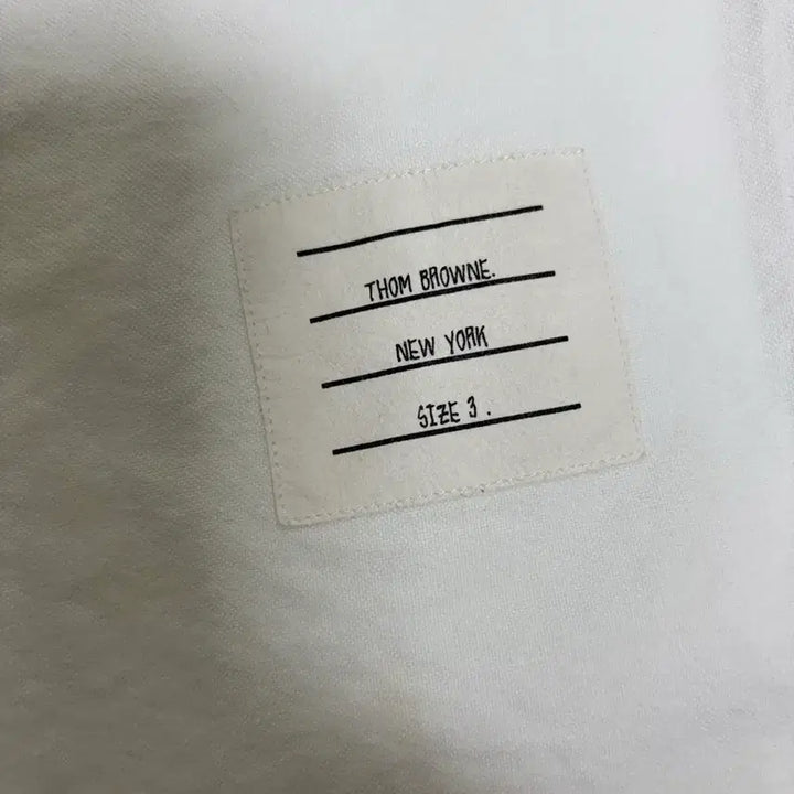 [BUNJANG] Thom Browne Diagonal Stripe Armband Shirt Size 3 / 톰브라운 사선완장 셔츠 [3] 사이즈