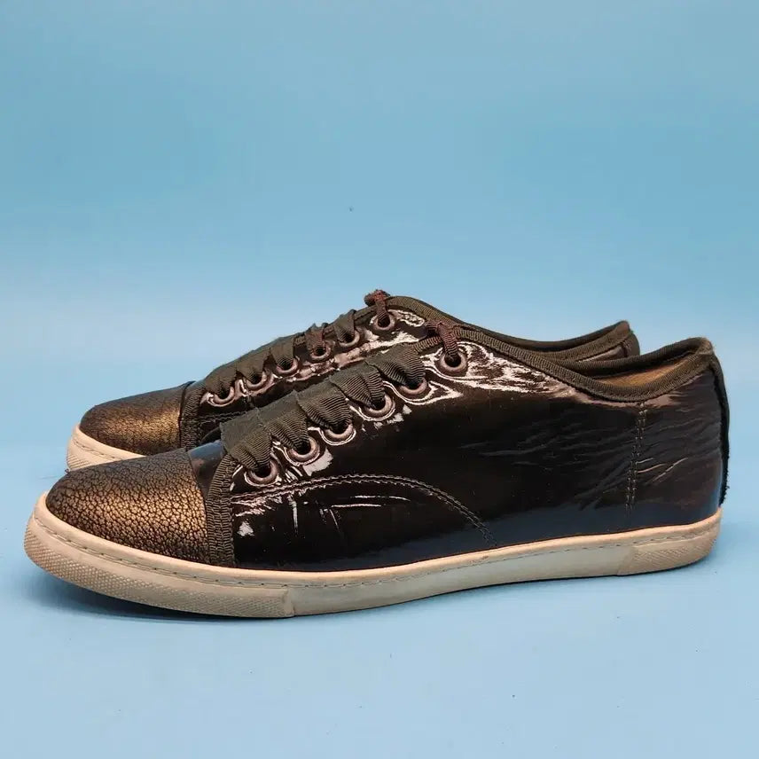 [BUNJANG] Lanvin Velour Sneakers Size 245 / hh 랑방 벨루어 스니커즈 245