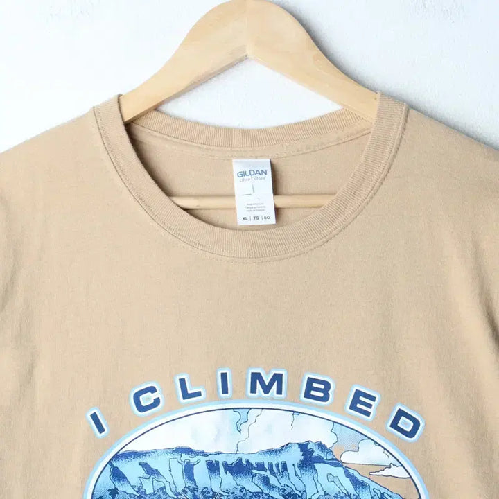 [BUNJANG] Gildan Oversized T-Shirt Hawaii Beige XL-2XL / (XL-2XL) 길단 반팔 티셔츠 빅사이즈 하와이 베이지-75BA