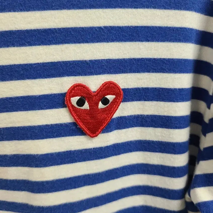 [BUNJANG] Comme des Garçons PLAY Striped Long Sleeve T-Shirt / 꼼데가르송 플레이 스트라이프 긴팔티