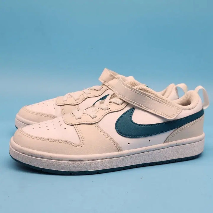[BUNJANG] Nike Court Borough Green Kids Sneakers Size 220 / hh 나이키 코트버로우 그린 키즈 운동화 220