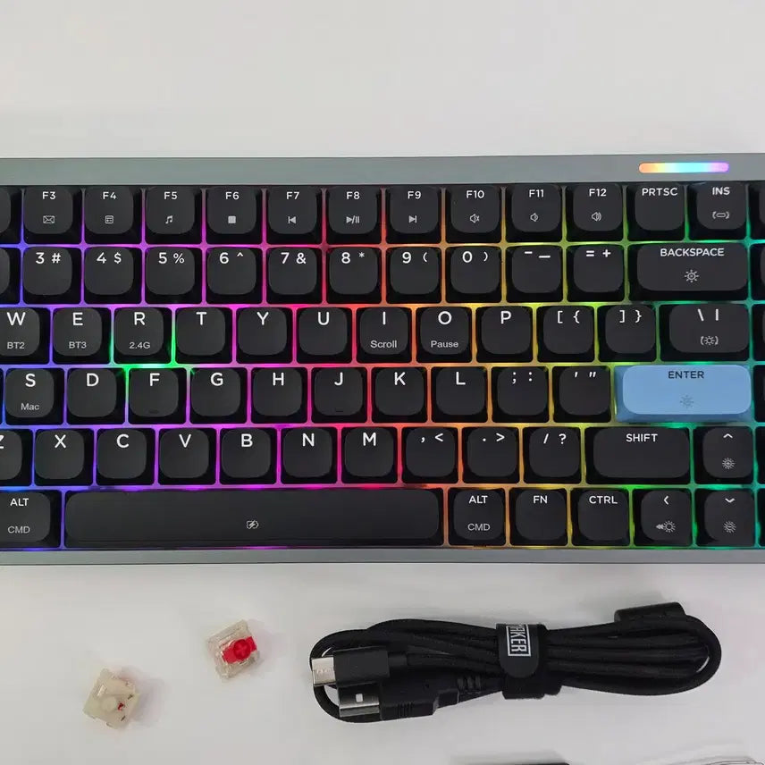 [BUNJANG] Epomaker LUMA84 Full Aluminum Low-Profile Keyboard (Black) / 에포메이커 풀알루미늄 로우프로파일 키보드 LUMA84 루마84 블랙