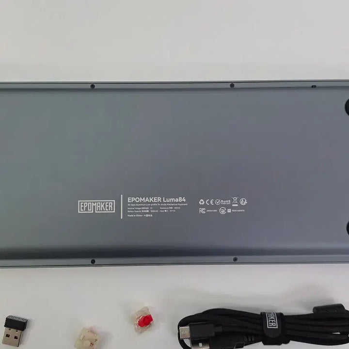 [BUNJANG] Epomaker LUMA84 Full Aluminum Low-Profile Keyboard (Black) / 에포메이커 풀알루미늄 로우프로파일 키보드 LUMA84 루마84 블랙