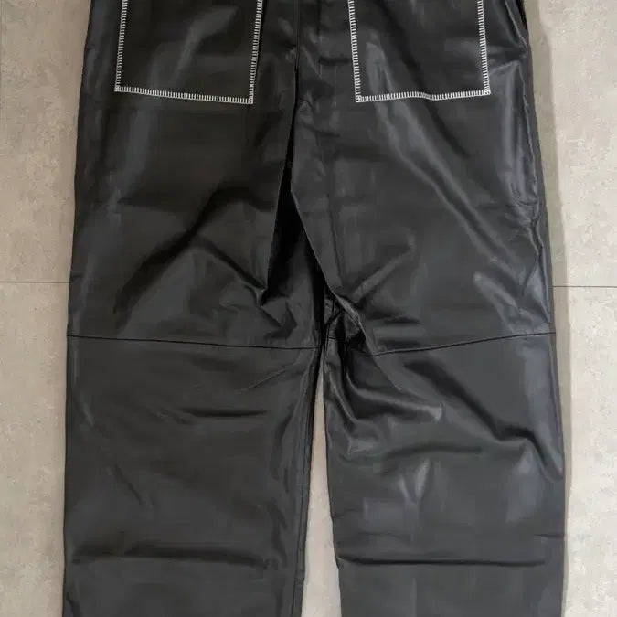 [BUNJANG] Zara Black Leather Pants / 자라 블랙 팬츠