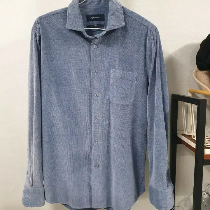 [BUNJANG] CREMIEUX Corduroy Shirt Blue 95 / CREMIEUX 코듀로이 남방 95