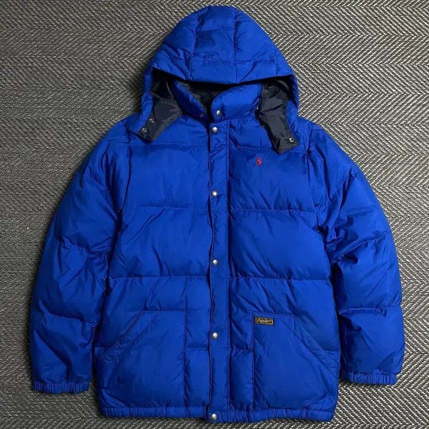 [BUNJANG] Polo Ralph Lauren Pony Goose Down Puffer Hooded Padding XL / 폴로 랄프로렌 포니 구스다운 푸퍼 후드 패딩 블루o 5581