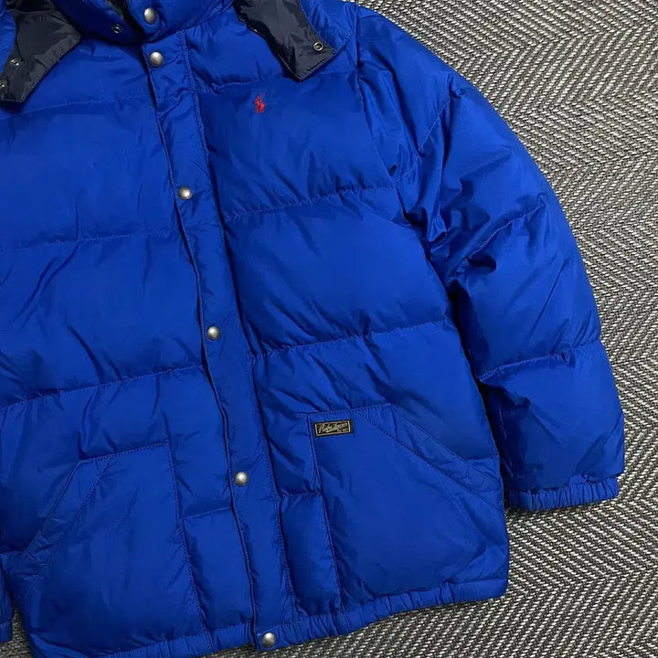 [BUNJANG] Polo Ralph Lauren Pony Goose Down Puffer Hooded Padding XL / 폴로 랄프로렌 포니 구스다운 푸퍼 후드 패딩 블루o 5581