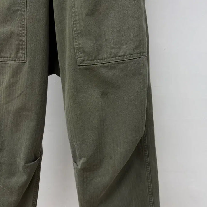 [BUNJANG] KAPITAL Military Balloon Pants with Denim Belt / 캐피탈 KAPITAL 데님 벨트 밀리터리 벌룬 팬츠 JS51