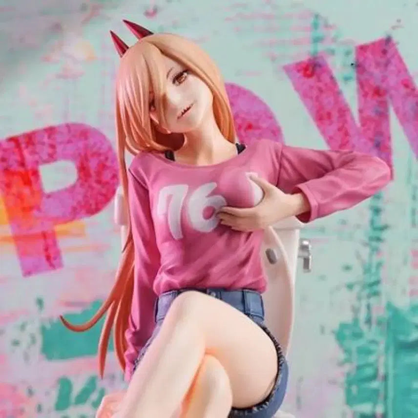 [BUNJANG] Estream Chainsaw Man Power 1/7 Scale Figure (Opened) / 이스트림 체인소맨 1/7 파워 스케일 피규어 개봉양품