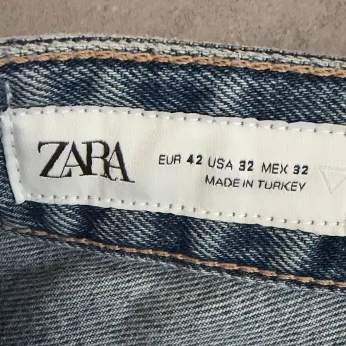 [BUNJANG] ZARA Cut-out Denim Wide Pants / 자라 컷아웃 데님 와이드 팬츠