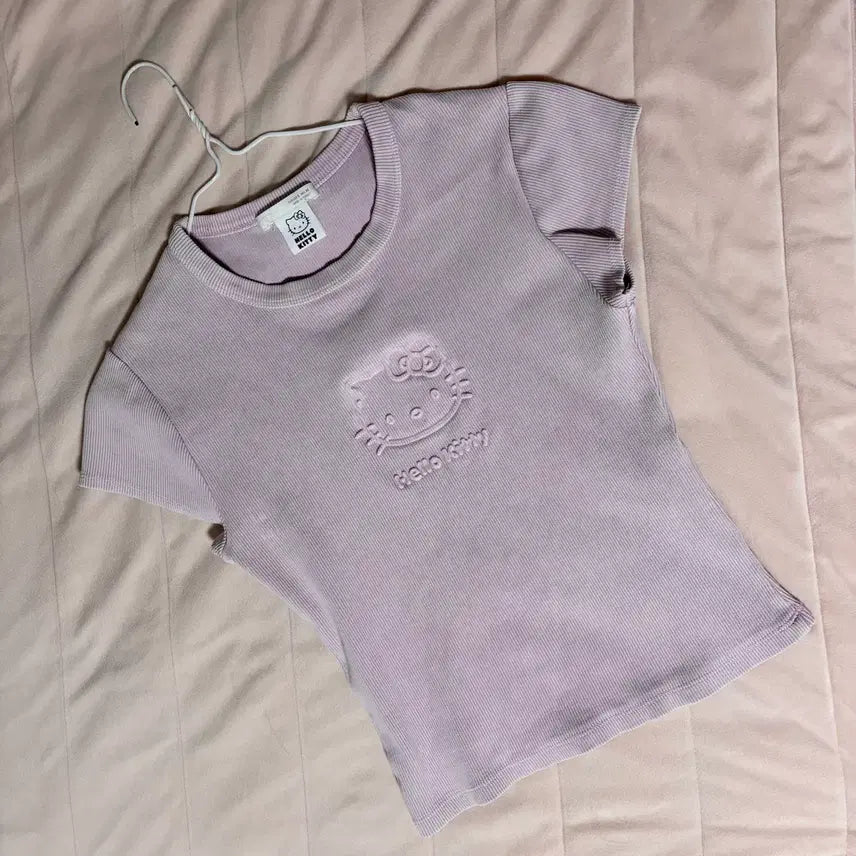 [BUNJANG] ZARA Hello Kitty Baby Pink T-Shirt / 자라 헬로키티 티셔츠 베이비핑크
