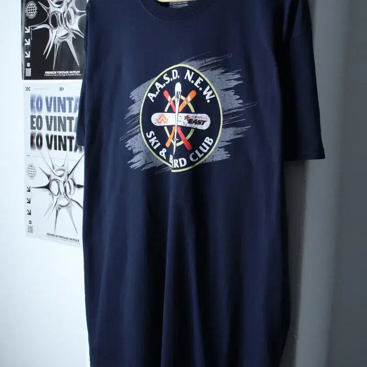 [BUNJANG] Gildan USA Big Size Ski Team T-Shirt (XL-2XL) / (XL-2XL) 길단 반팔 티셔츠 USA 빅사이즈 스키팀-75CA