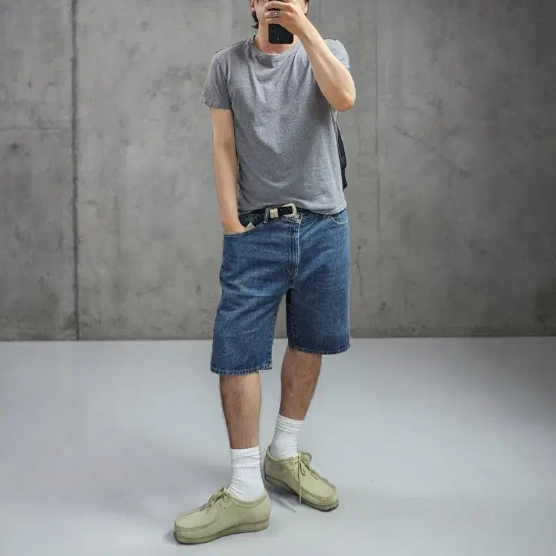 [BUNJANG] A.P.C. Rue Madame Paris M0391 Grey Minimalist T-Shirt / APC 아페쎄 반팔티 L M0391