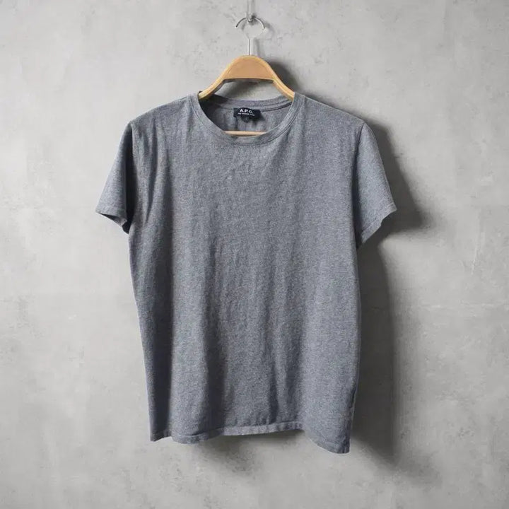 [BUNJANG] A.P.C. Rue Madame Paris M0391 Grey Minimalist T-Shirt / APC 아페쎄 반팔티 L M0391