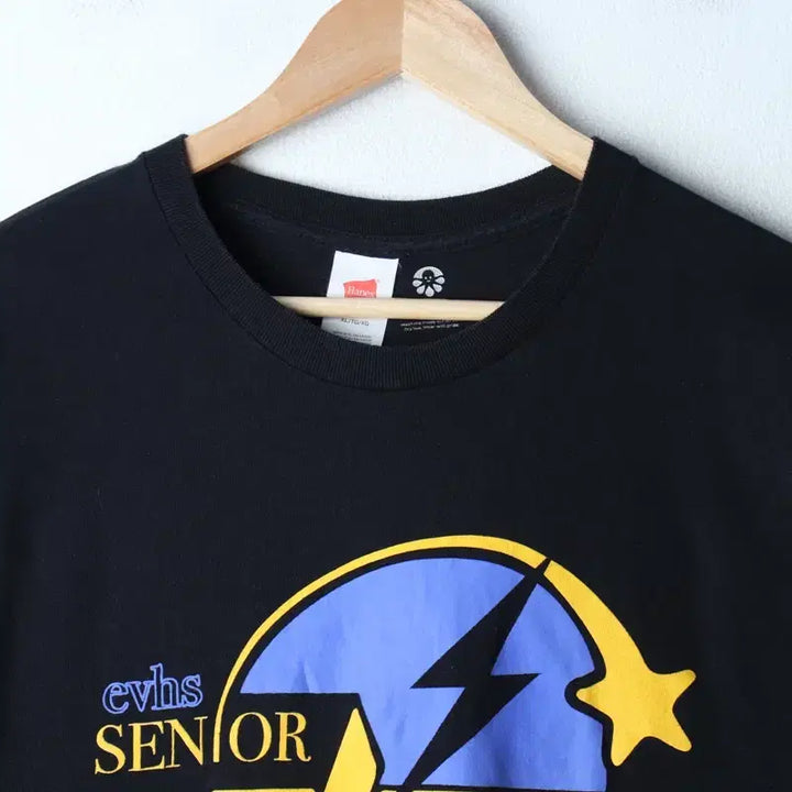 [BUNJANG] Hanes USA Black T-Shirt (XL-3XL) / (XL-3XL) 헤인즈 반팔 티셔츠 USA 빅사이즈 블랙-75CC
