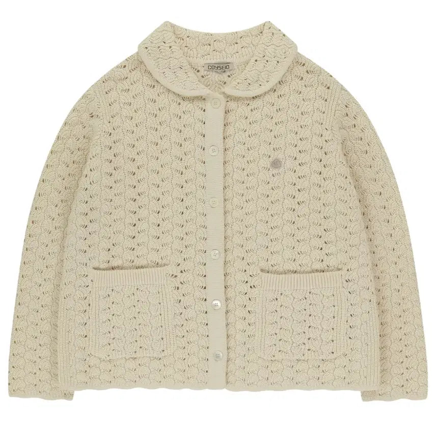 [BUNJANG] Koiseo Knit Cardigan Ivory / 코이세이오 니트 가디건 아이보리