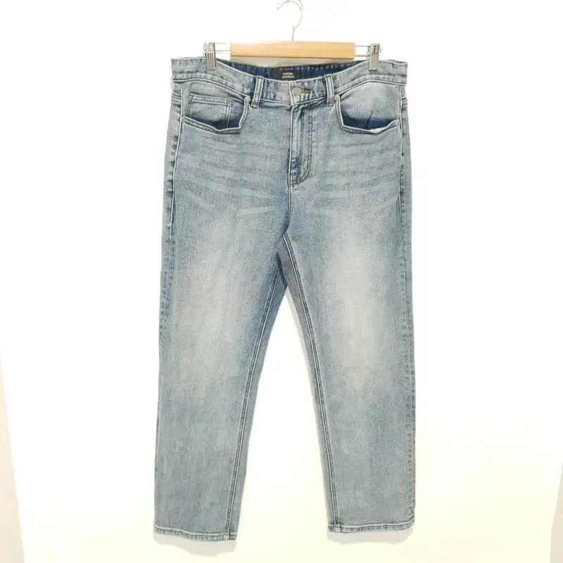 [BUNJANG] Musinsa Standard Tapered Crop Denim Pants / 무탠다드 테이퍼드 크롭 데님 팬츠 34_M2690