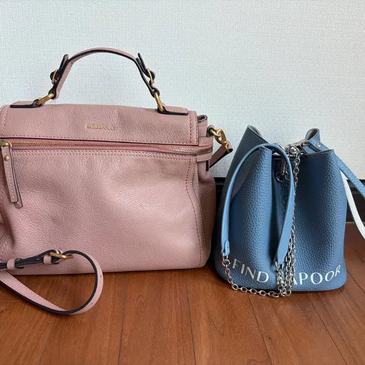 [BUNJANG] Beanpole Leather Handbag &amp; Find Kapoor Tote Bag / 빈폴 가죽핸드백, 파인드카푸어 토트백