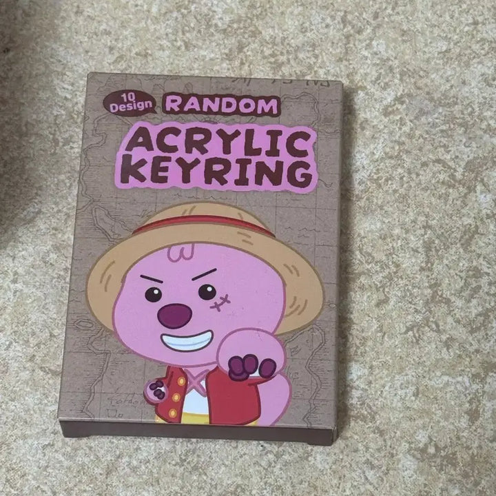 [BUNJANG] Jangmang Luffy x One Piece Collaboration Acrylic Keychain - Sanji / 잔망루피 원피스 콜라보 아크릴키링 상디