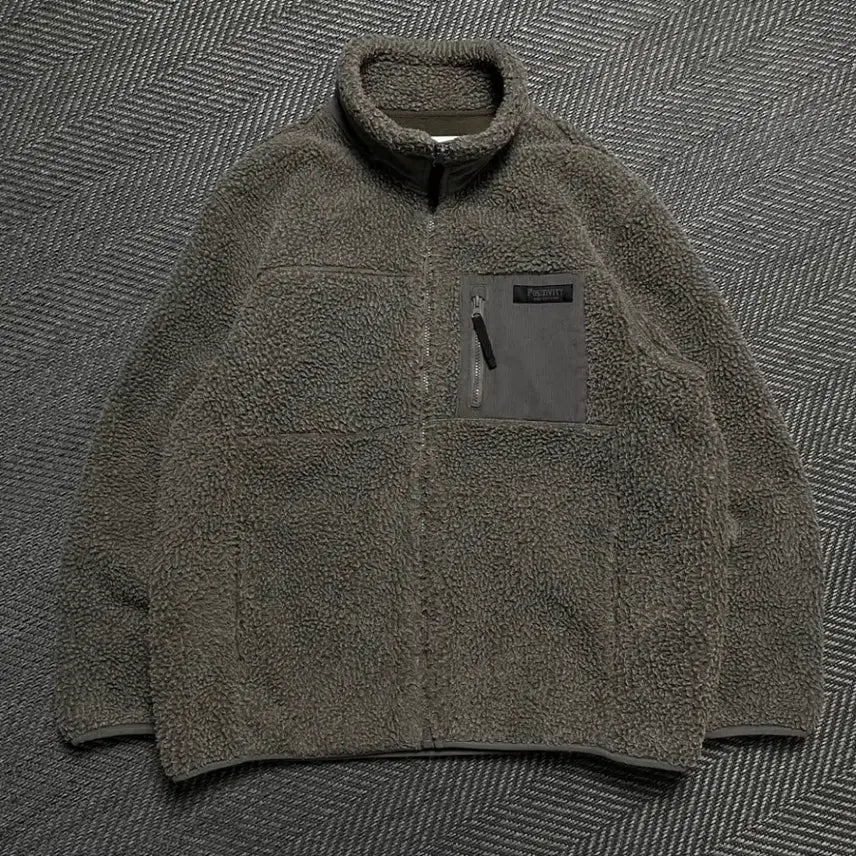 [BUNJANG] Hang Ten Sherpa Fleece Zip-Up Jacket XL / 행텐 보아털 쉐르파 플리스 집업 자켓o 5589
