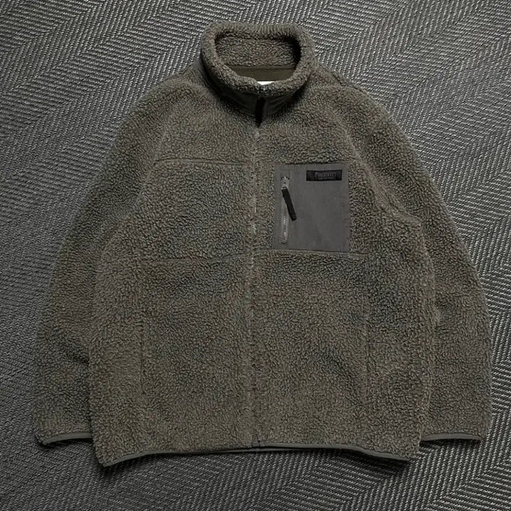 [BUNJANG] Hang Ten Sherpa Fleece Zip-Up Jacket XL / 행텐 보아털 쉐르파 플리스 집업 자켓o 5589
