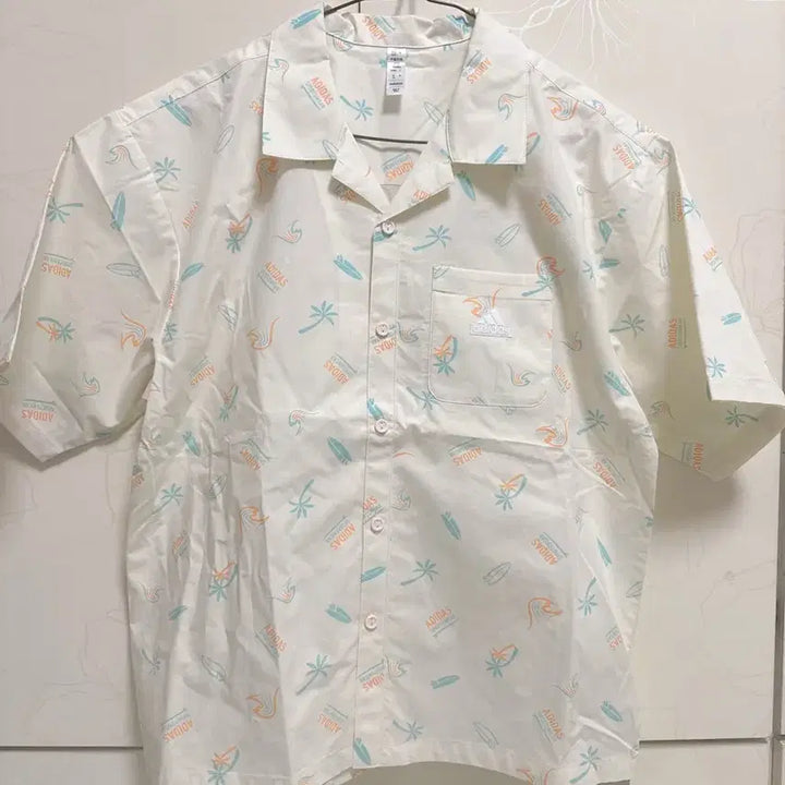 [BUNJANG] Adidas Pattern Short Sleeve Shirt / 아디다스 패턴 반팔 셔츠