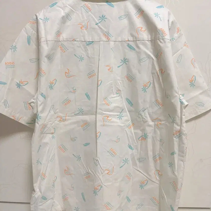[BUNJANG] Adidas Pattern Short Sleeve Shirt / 아디다스 패턴 반팔 셔츠