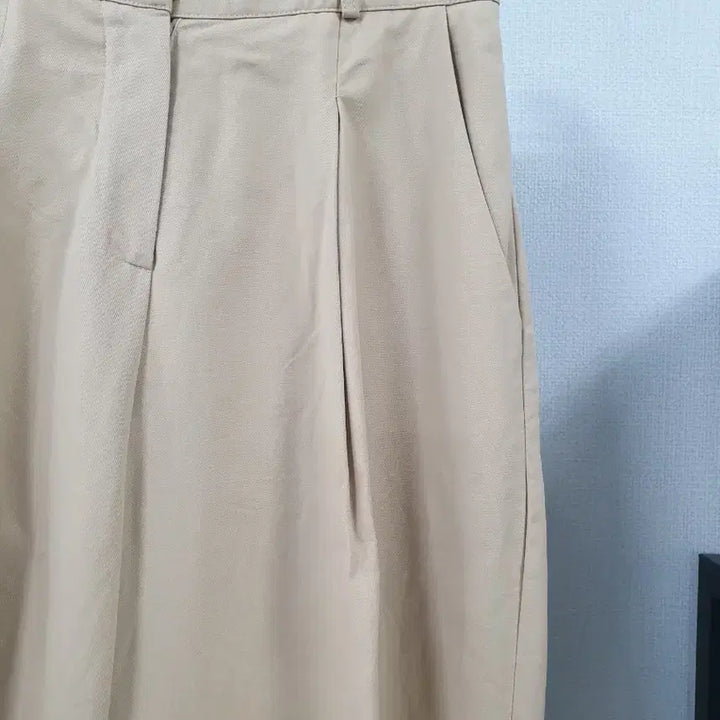 [BUNJANG] Ordinaire Beige Pleated Slacks Pants XS / ordinaire 베이지 플리츠 슬랙스 팬츠 xs
