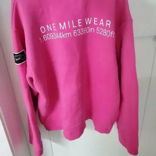 [BUNJANG] Alland Pink Sweatshirt Free Size / 59,000원대 alland 핑크 맨투맨 프리사이즈