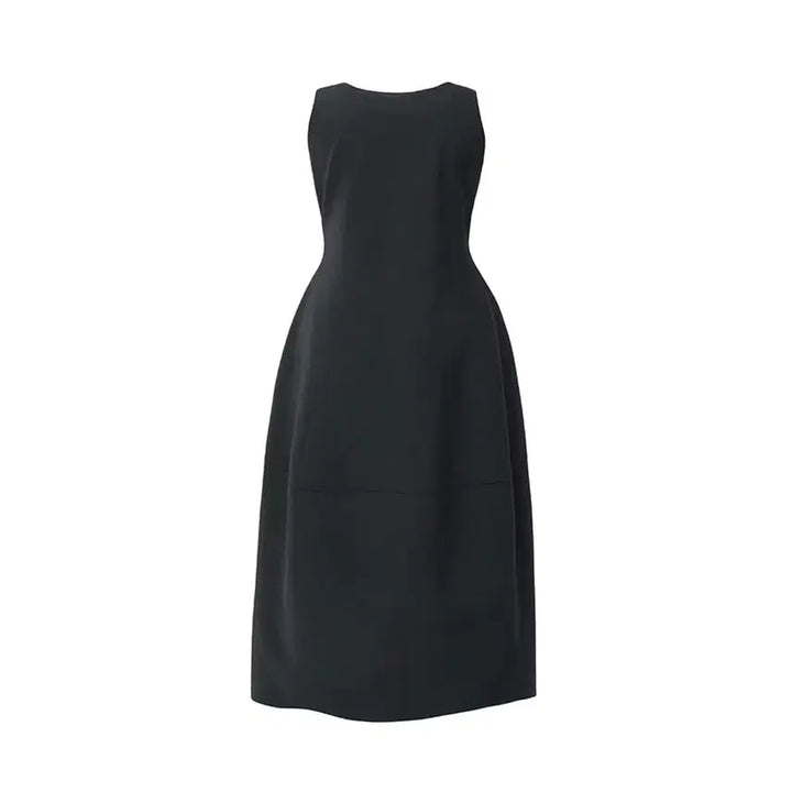 [BUNJANG] Amomento Hourglass Long Dress Black / 아모멘토 아워글라스 원피스 정가 35.9
