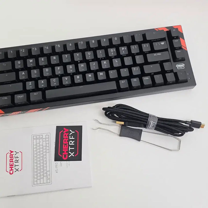 [BUNJANG] Cherry XTRFY K5 PRO TMR Magnetic Axis Keyboard Black / 체리 엑스트리파이 K5 PRO TMR 자석축 키보드 블랙