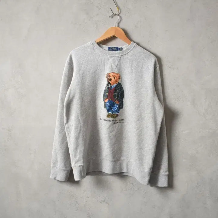 [BUNJANG] Polo Ralph Lauren Bear Sweatshirt Size L / 폴로 랄프로렌 베어 맨투맨 L M0404