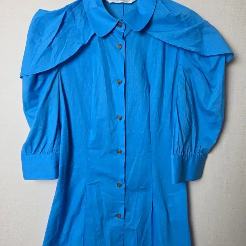 [BUNJANG] Jessi New York Blue Shirt Jacket / (80-86-155) 제시뉴욕 블루 셔츠 자켓