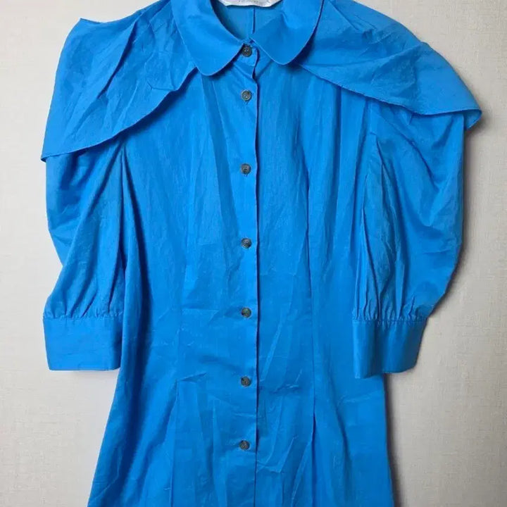 [BUNJANG] Jessi New York Blue Shirt Jacket / (80-86-155) 제시뉴욕 블루 셔츠 자켓