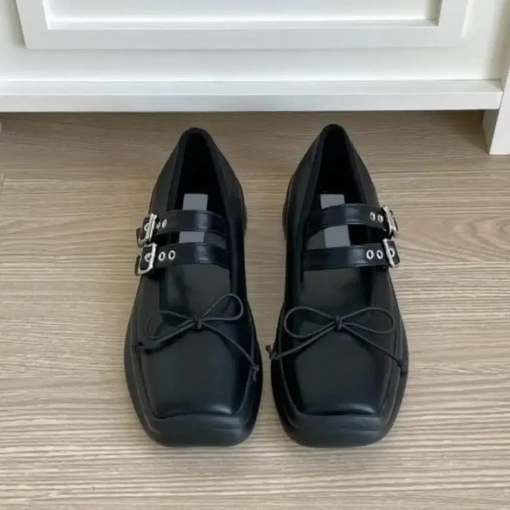 [BUNJANG] Mary Jane Platform Loafers / 메리제인 230 굽높이3.5 / 로퍼 / 단화 / 통굽