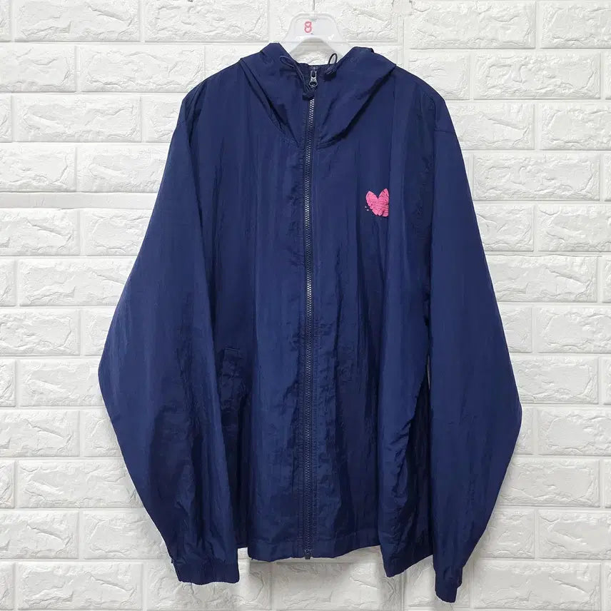 [BUNJANG] Adidas Navy Windbreaker Jacket 3XL / 3XL 아디다스 네이비 바람막이 D170