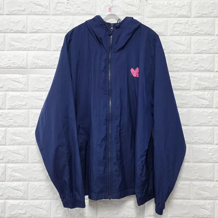 [BUNJANG] Adidas Navy Windbreaker Jacket 3XL / 3XL 아디다스 네이비 바람막이 D170